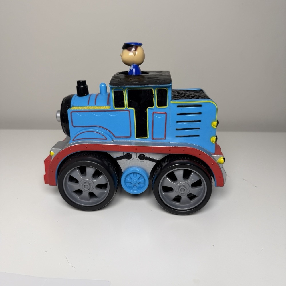 Kid Galaxy Friction Powered Train‎ Moving Conductor Toy Thomas